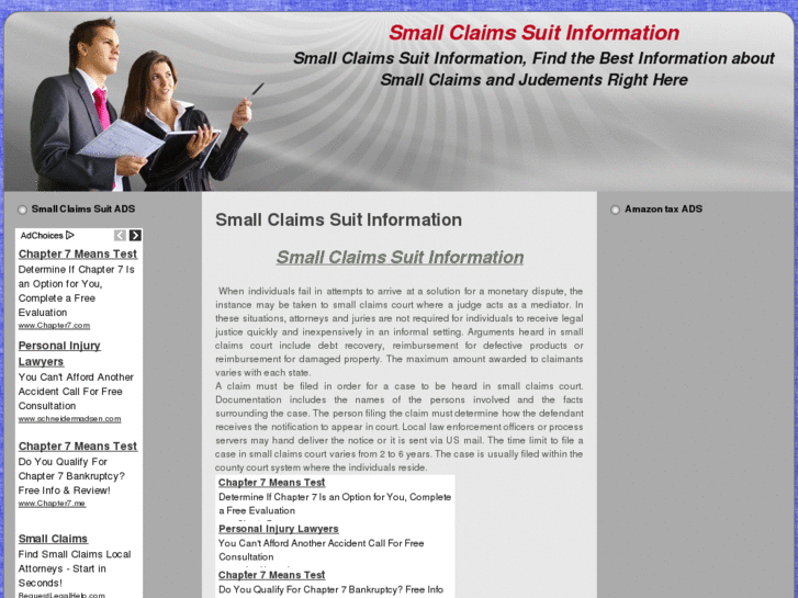 www.smallclaimssuit.com