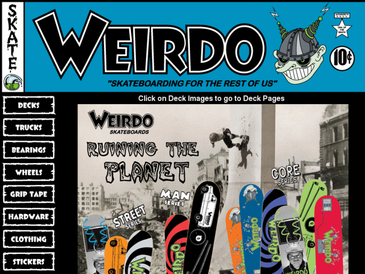 www.weirdoskateboards.com