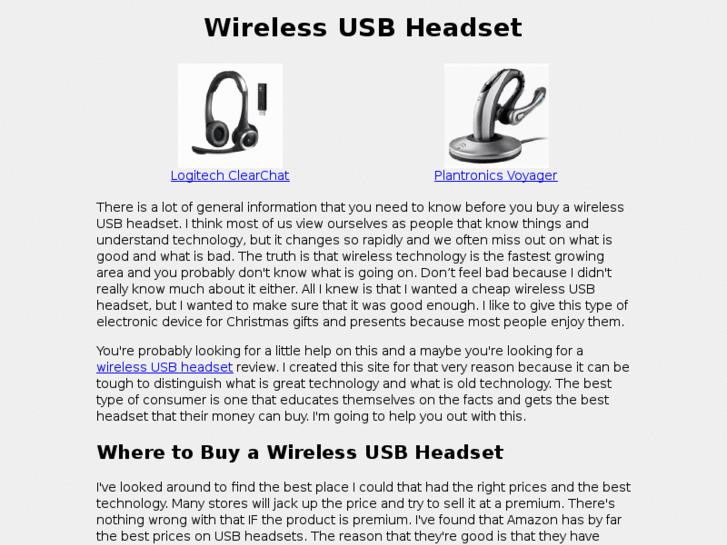 www.wirelessusbheadset.net