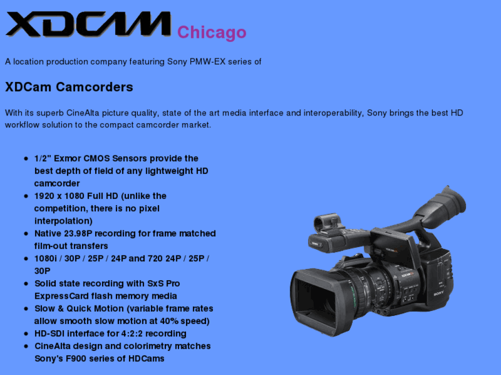 www.xdcamchicago.com