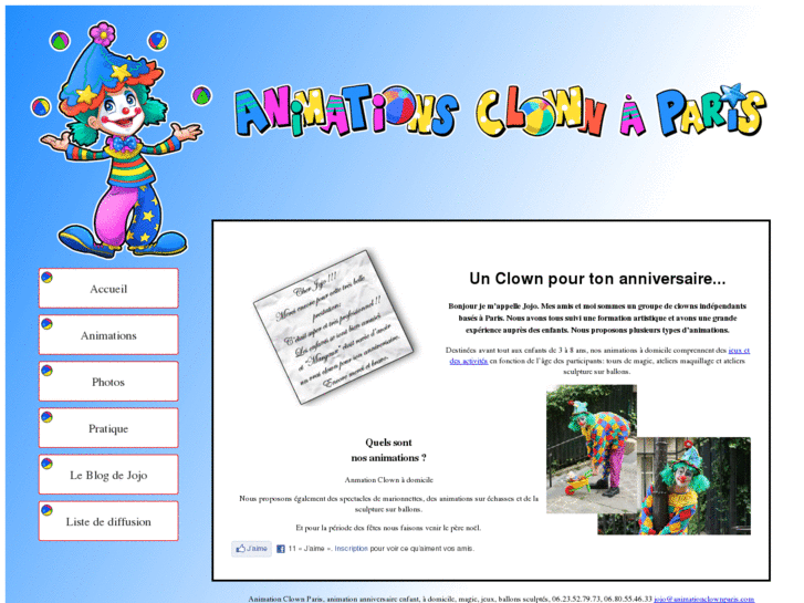 www.animationclownparis.com