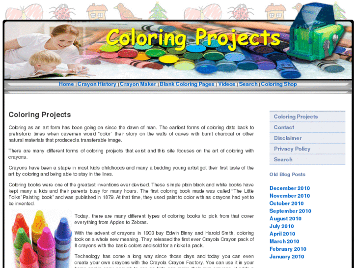 www.coloringprojects.com