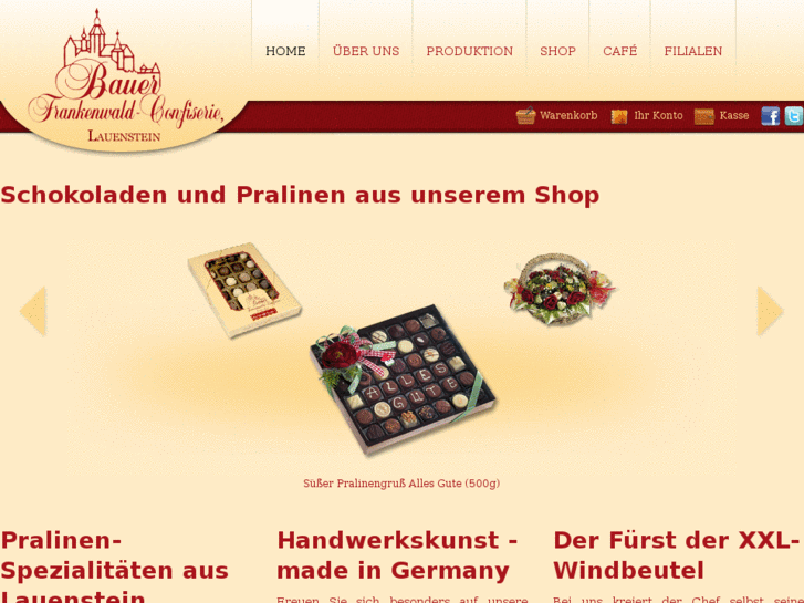 www.frankenwald-confiserie-bauer.com