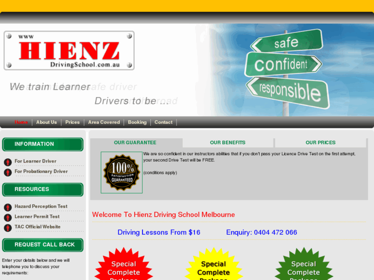 www.heinzdrivingschool.com