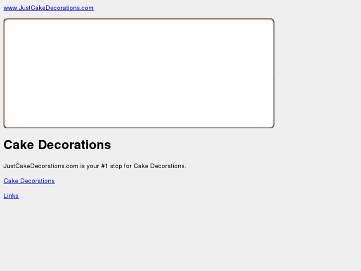 www.justcakedecorations.com