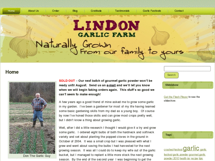 www.lindongarlicfarm.com