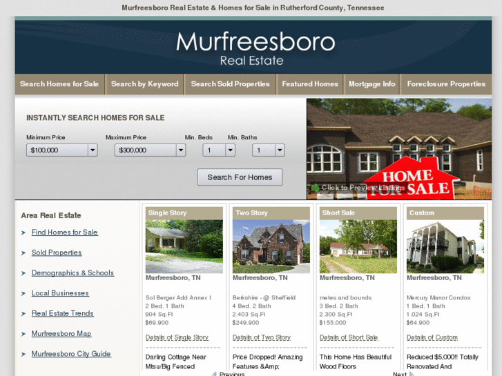 www.murfreesboro-homes-for-sale.com