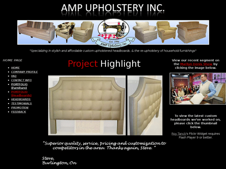 www.amp-upholstery.com