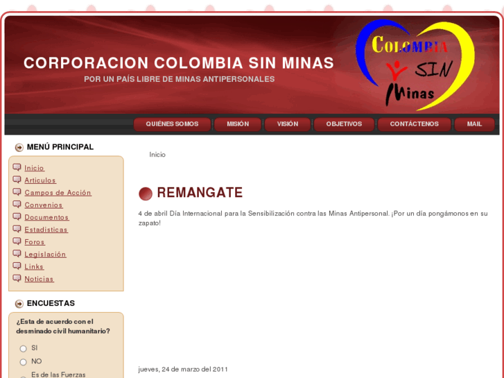 www.corpocolombiasinminas.org