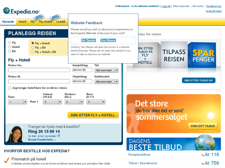 www.expedia.no