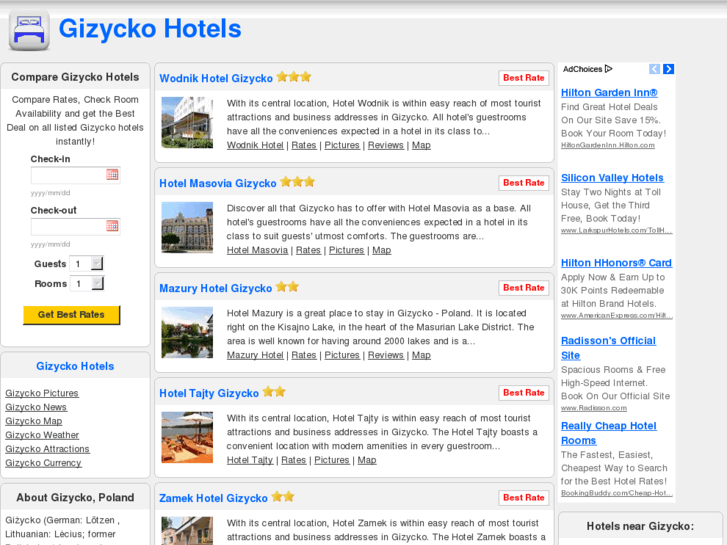 www.gizyckohotels.com