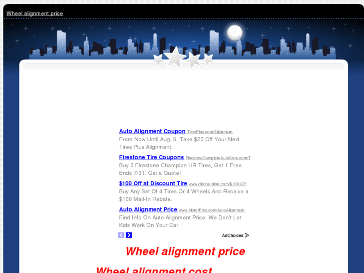 www.priceforwheelalignment.com