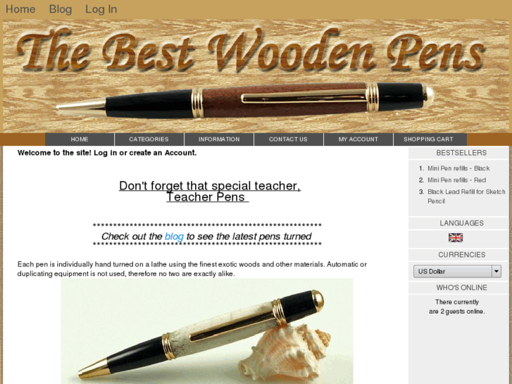 www.thebestwoodenpens.com