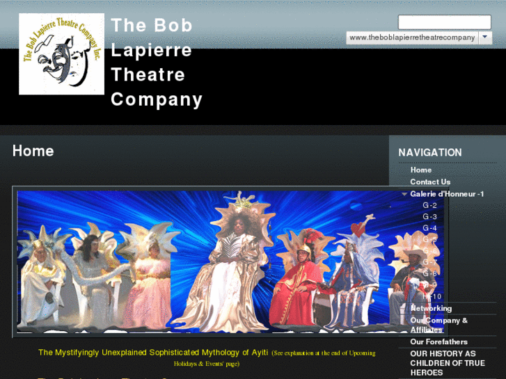 www.theboblapierretheatrecompany.com