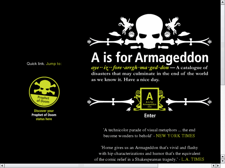 www.aisforarmageddon.com