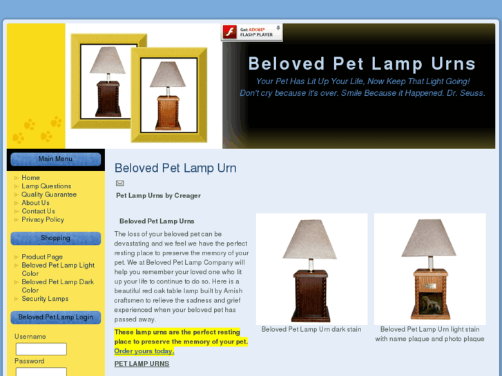 www.belovedpetlamp.com