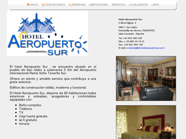 www.hotelaeropuertosur.com