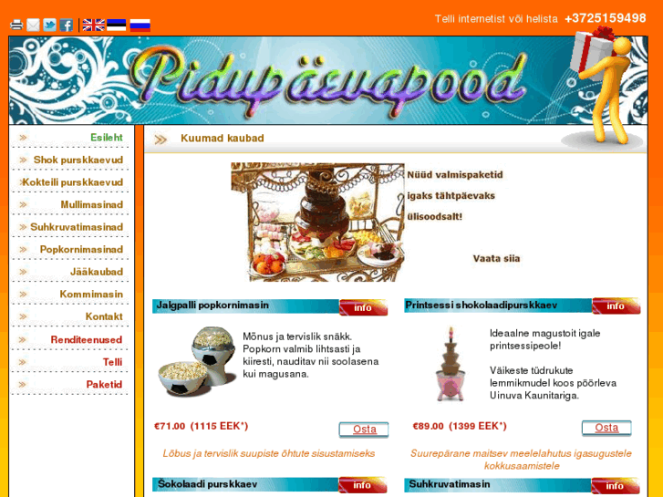 www.pidupaevapood.com