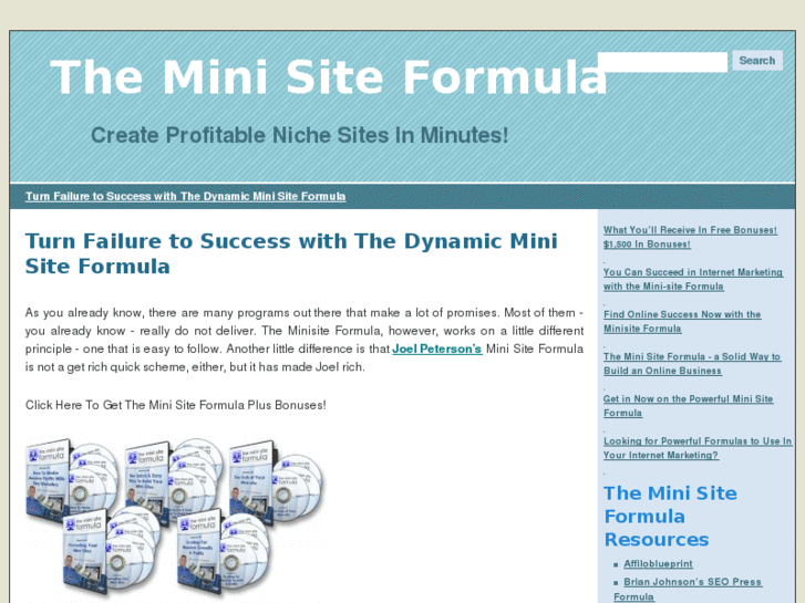 www.theminisitesformula.com