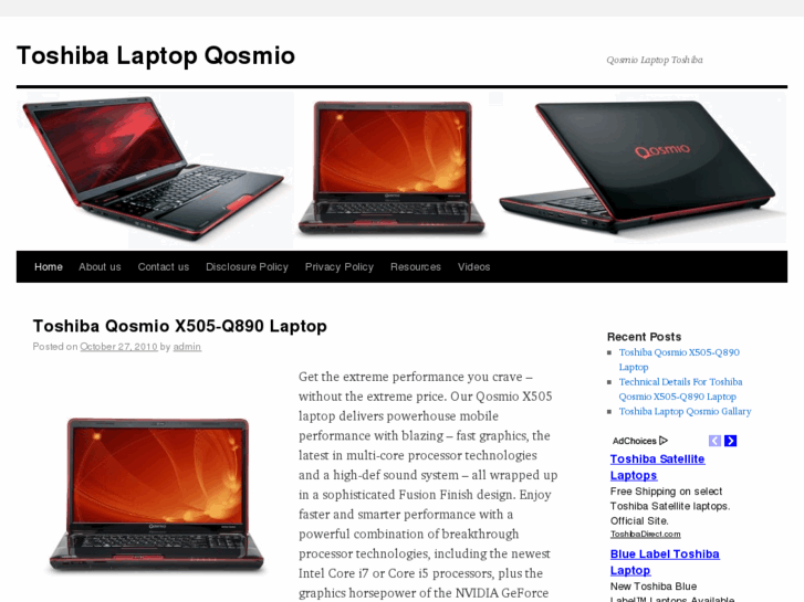 www.toshibalaptopqosmio.com