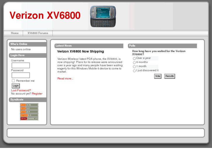 www.verizon-xv6800.com