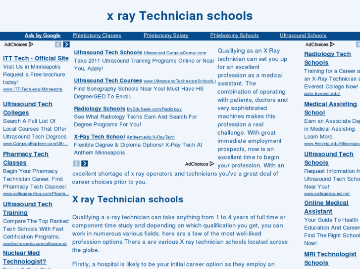 www.xraytechnician-schools.com