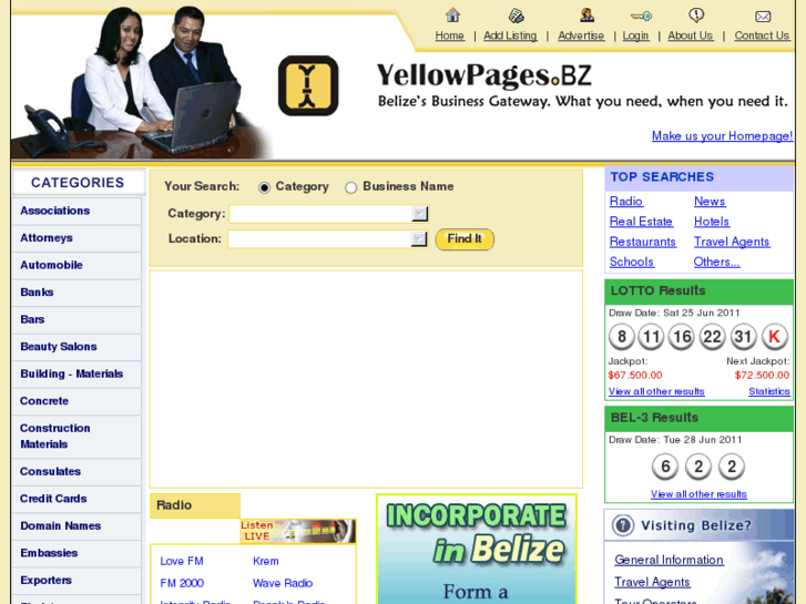 www.yellowpages.bz