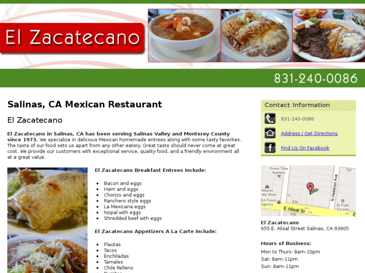 www.zacatecanorestaurant.com