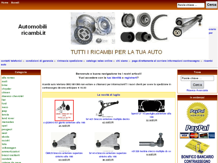 www.automobiliricambi.it