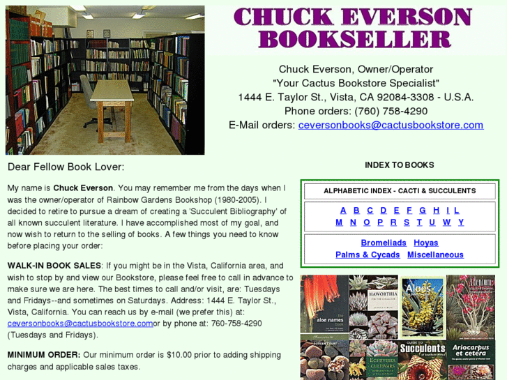 www.chuckeversonbookseller.com