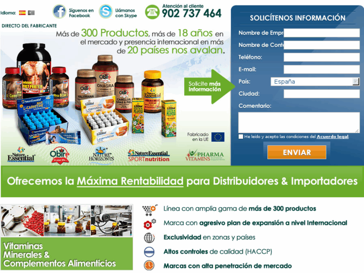 www.exportadoresdevitaminas.com