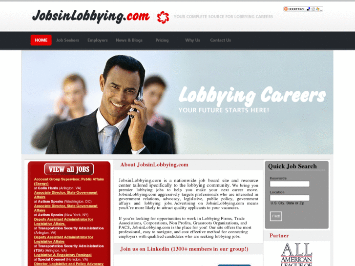 www.jobsinlobbying.com