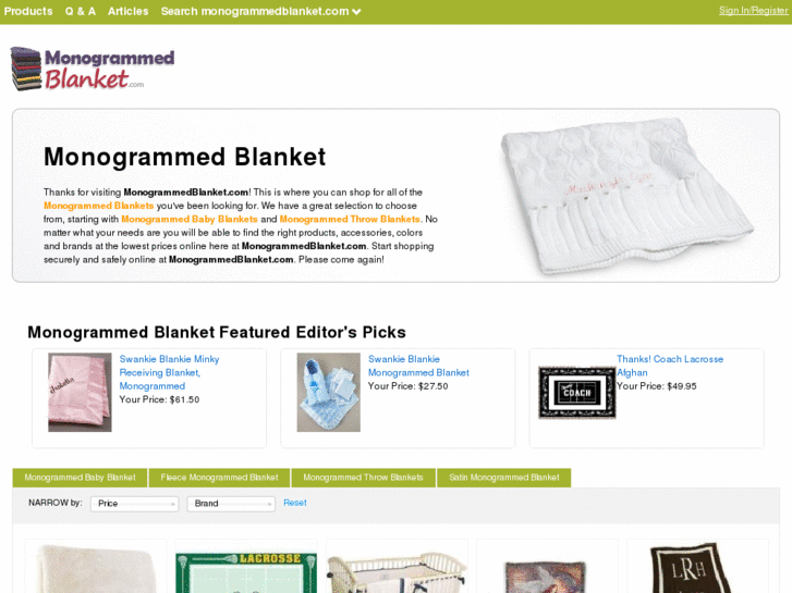 www.monogrammedblanket.com