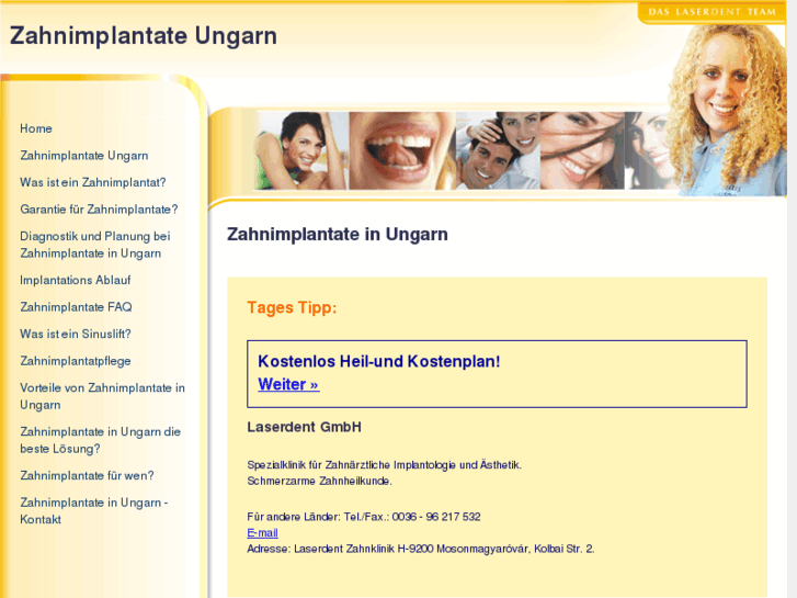 www.zahnimplantate-ungarn.eu