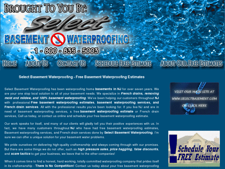 www.basementwaterproofingestimatesnj.com