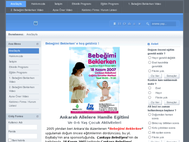 www.bebegimibeklerken.com