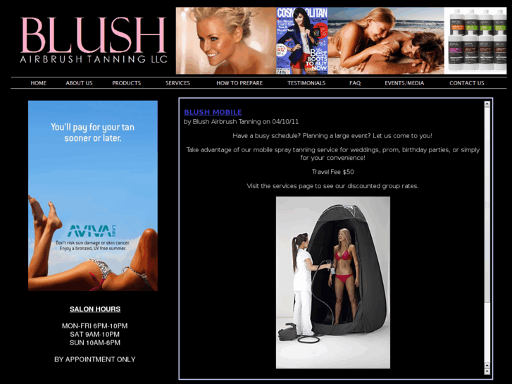 www.blushairbrushtanning.com