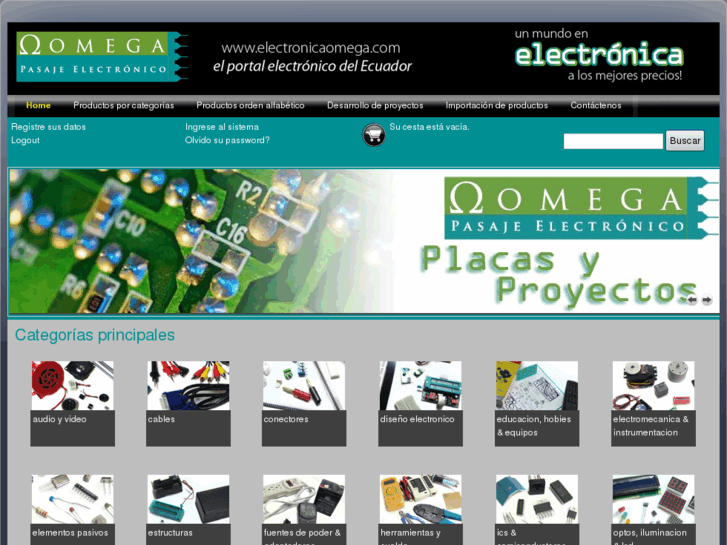 www.electronicaomega.com