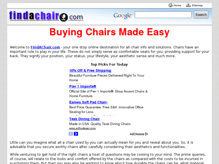 www.findachair.com