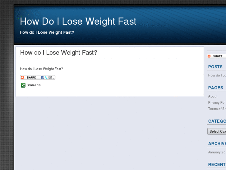 www.howdoiloseweightfast.net