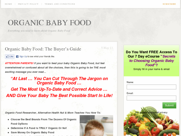 www.organicbaby-food.com