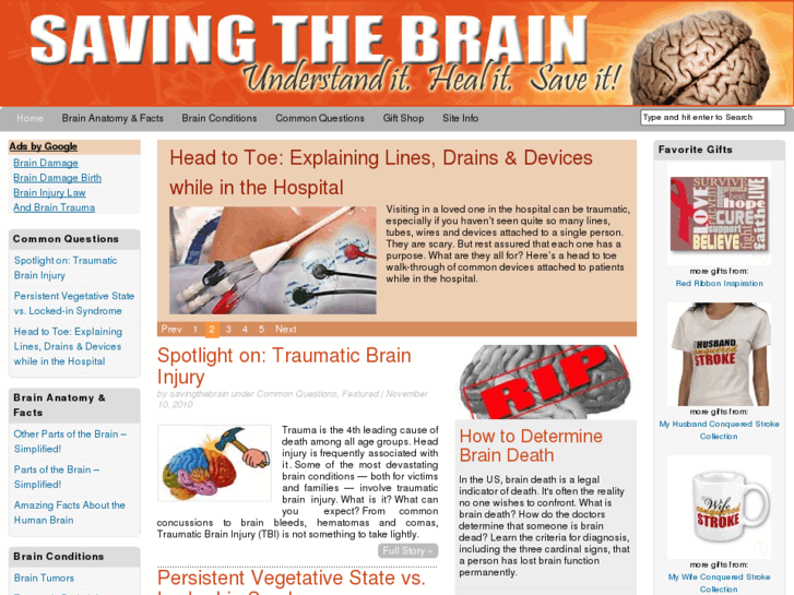 www.savingthebrain.com