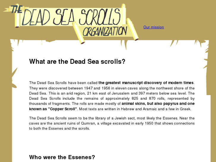 www.thedeadseascrolls.org