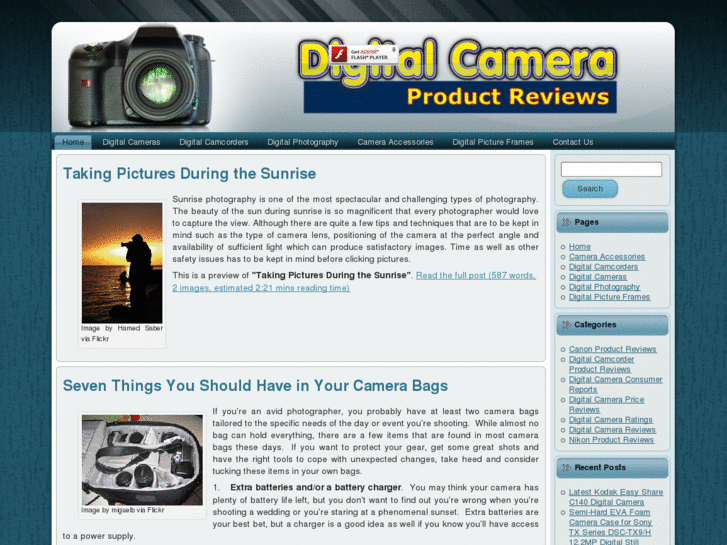 www.digitalcameraproductreviews.com