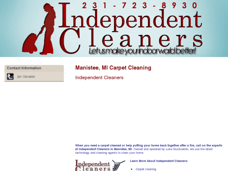 www.independentcleanersmanistee.com