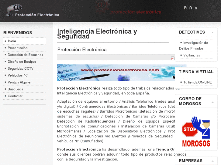 www.proteccionelectronica.com