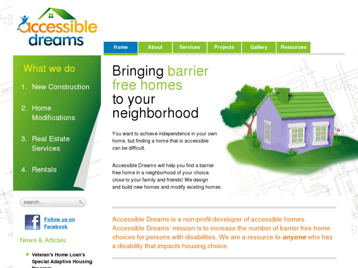www.accessibledreamhomes.info