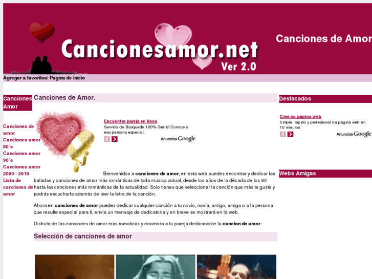 www.cancionesamor.net