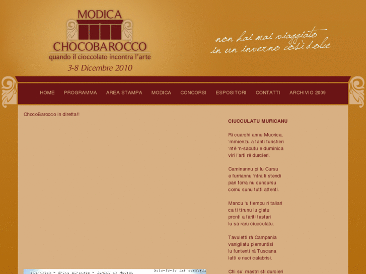 www.chocobarocco.it