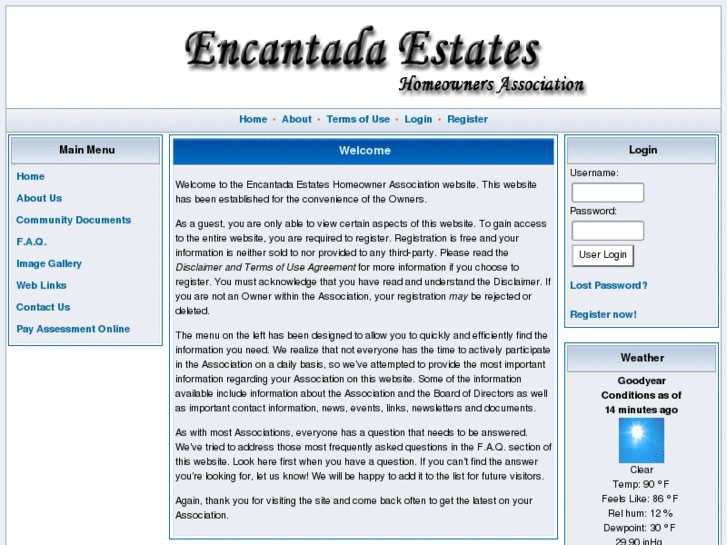 www.encantadaestateshoa.com